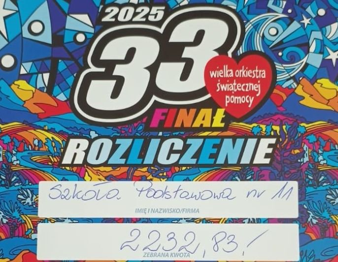 Szkolny Finał Wielkiej Orkiestry Świątecznej Pomocy