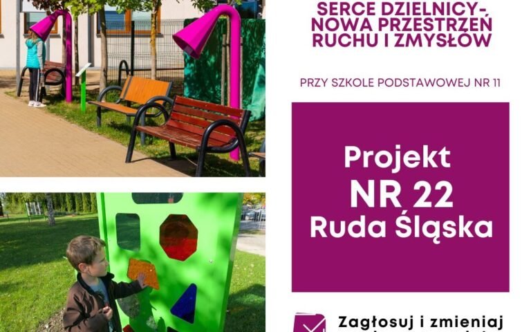 Głosujemy na&nbsp;Mały Projekt nr&nbsp;22 w&nbsp;Budżecie Obywatelskim Rudy Śląskiej!