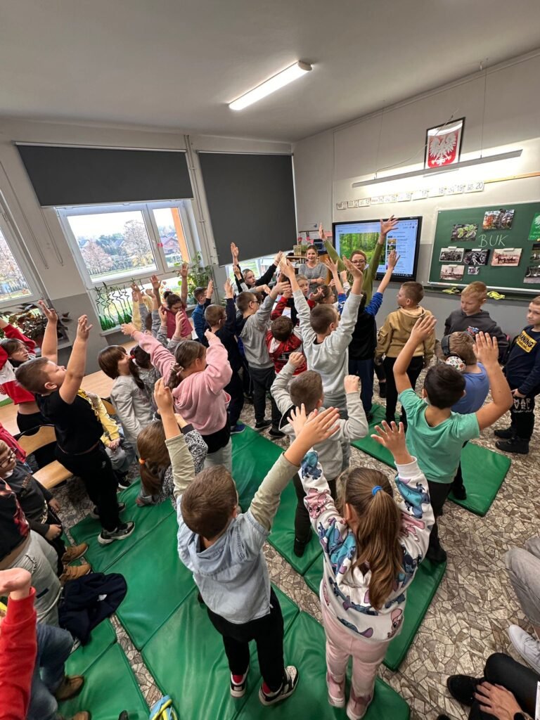 Integracyjne zajęcia klas I–III na&nbsp;temat bielszowickiego pomnika przyrody