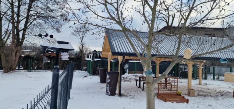 Ekopracownia pod&nbsp;chmurką w&nbsp;zimowej odsłonie.