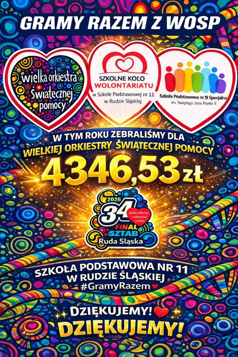 Szkolna puszka Wielkiej Orkiestry Świątecznej Pomocy