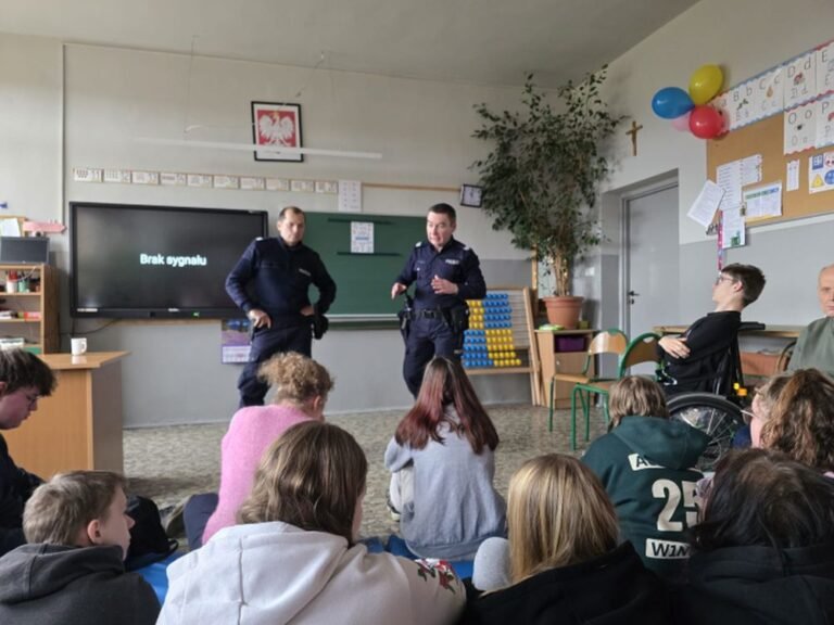 Spotkanie profilaktyczne z&nbsp;policją przed&nbsp;feriami zimowymi